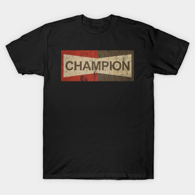 Vintage Champion Racing Logo T-Shirt by w3stuostw50th